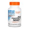 Doctor's Best Vitamine D3 125 mcg (5 000 UI) - 360 gélules -