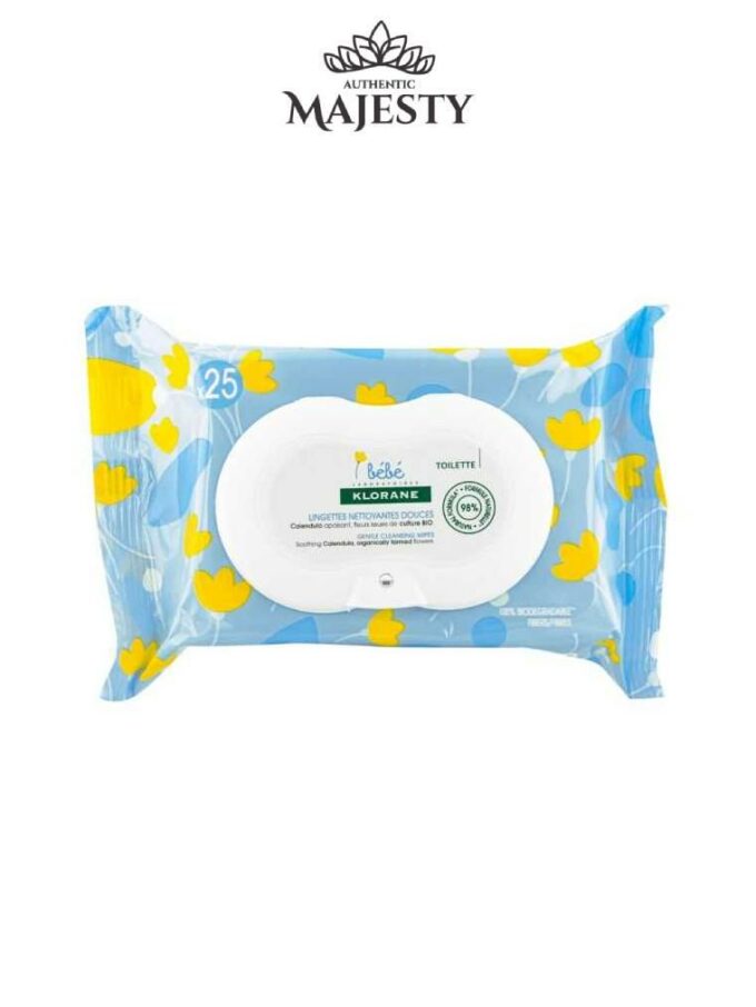 Klorane Bébé Lingettes Nettoyantes Douces - 25 & 70 Lingettes -