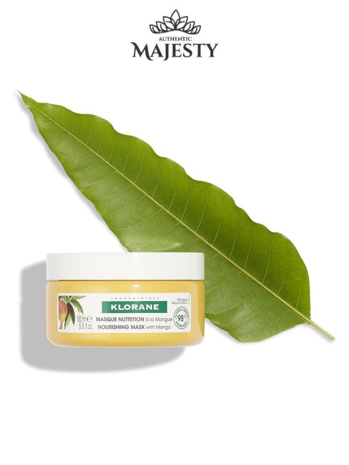 Klorane *2* Masque nutrition à la Mangue, Nourrit & Apporte de la brillance - 150 ml -