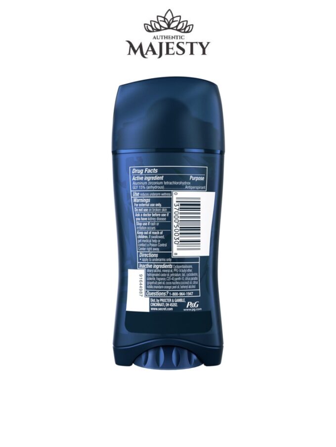 Secret Deodorant Essential Oil Coconut Oil & Mandarin – invisible solid – 73g