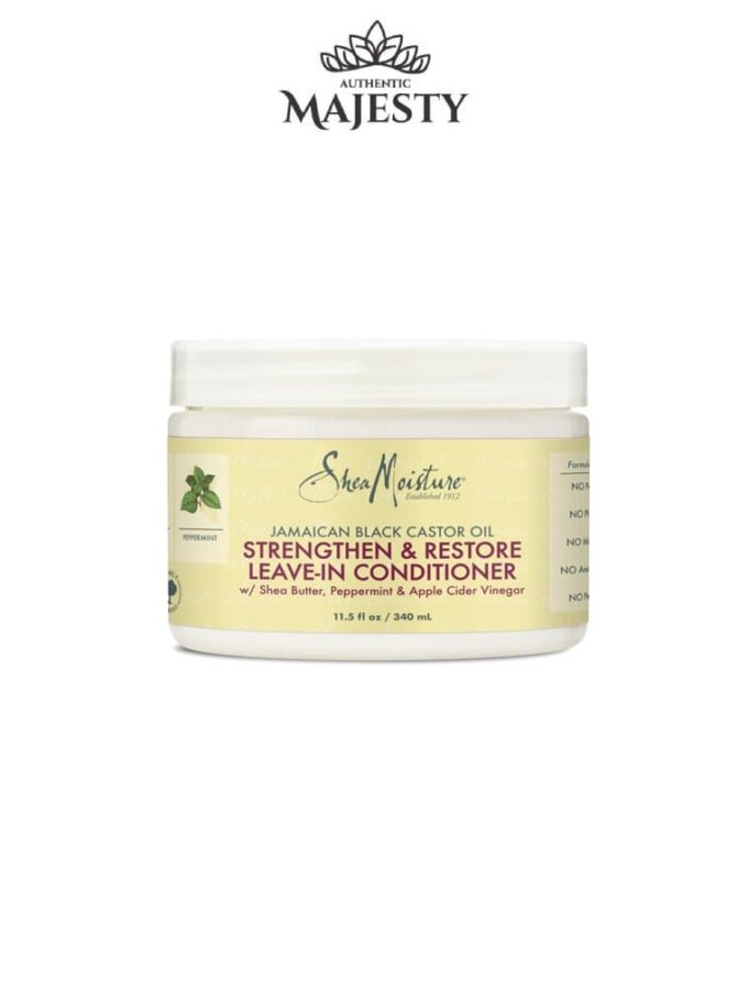 SheaMoisture 1 Jamaican Black Castor Oil Renforce Et Restaure Le Revitalisant Sans Rinçage - 340ml -