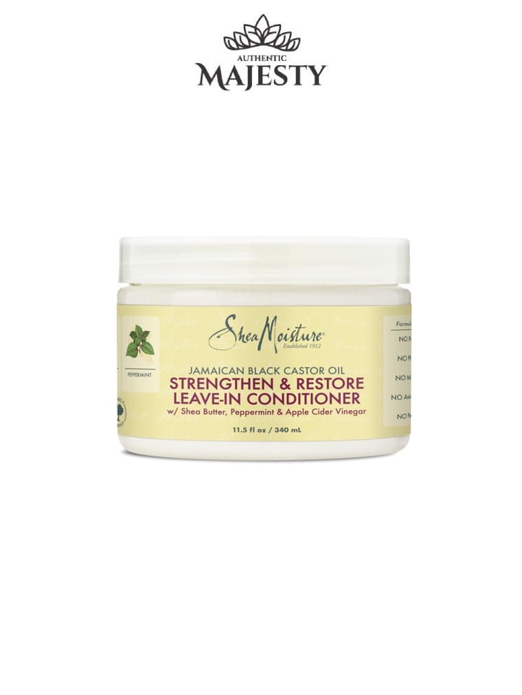 SheaMoisture 1 Jamaican Black Castor Oil Renforce Et Restaure Le Revitalisant Sans Rinçage - 340ml -