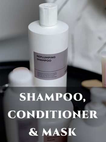 SHAMPOO, CONDITIONER & MASK