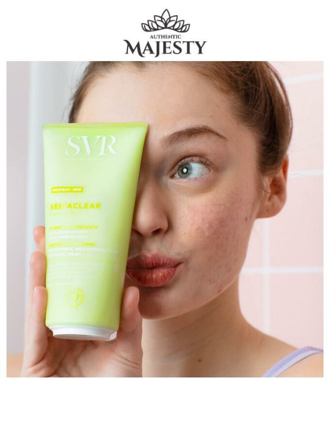 SVR Sebiaclear Crème Lavante Hydratante Apaisante Anti-Dessèchement Anti-Imperfections - 200 & 400 ml -