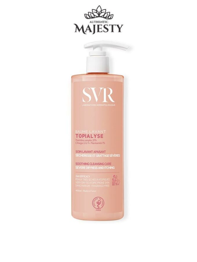 SVR Topialyse Baume Lavant - Soin Lavant Apaisant Sécheresse Et Grattage Sévères - Peaux Très Sèches À Atopiques - 200 ml -