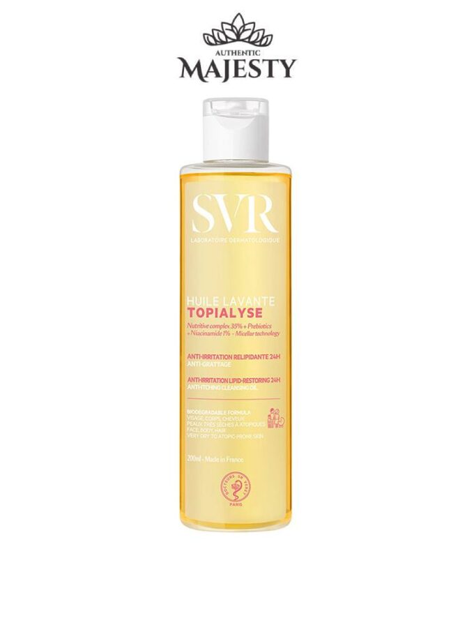 SVR Topialyse Huile Lavante - Anti-Irritation Relipidante 24h Anti-Grattage - 200 & 400 ml -