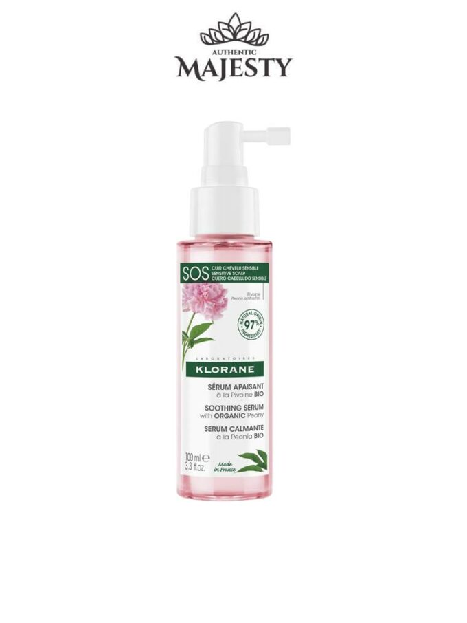 Klorane *9* Sérum SOS à la Pivoine BIO, Apaise & Hydrate - 100 ml -