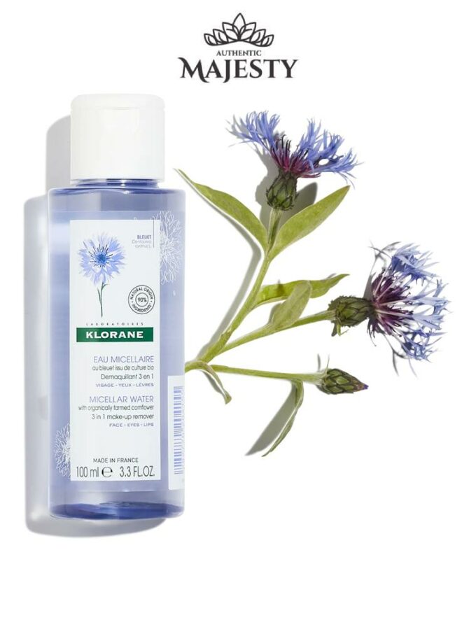 Klorane Eau micellaire démaquillante au Bleuet BIO - 100 & 400 ml -