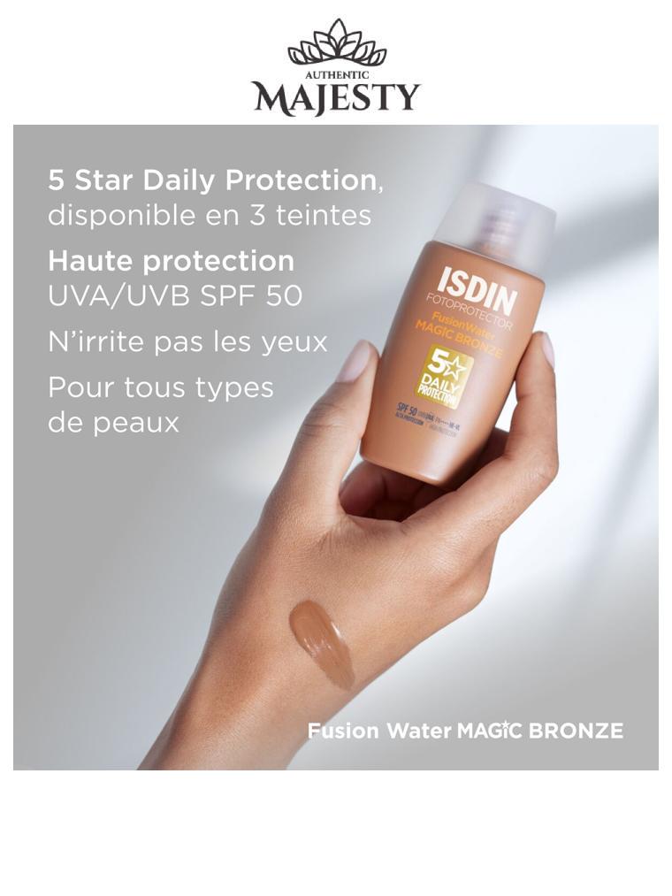 ISDIN Fotoprotector  Fusion Water MAGIC Bronze SPF 50 - 50ml -