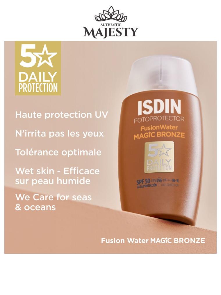 ISDIN Fotoprotector  Fusion Water MAGIC Bronze SPF 50 - 50ml -
