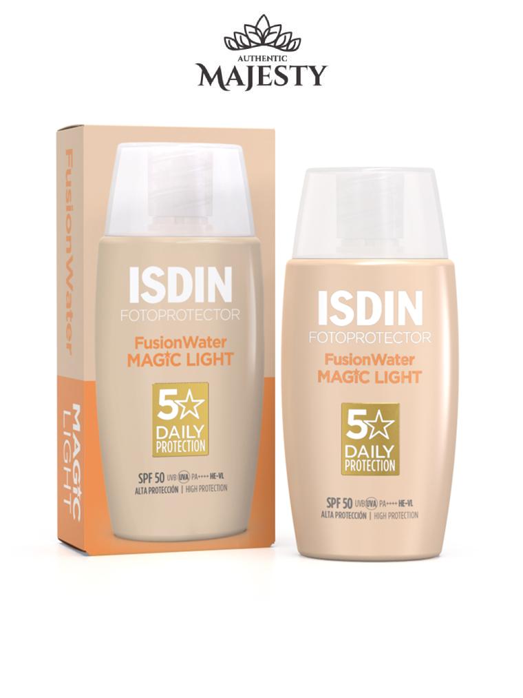 ISDIN Fotoprotector  Fusion Water MAGIC Light SPF 50 - 50ml -