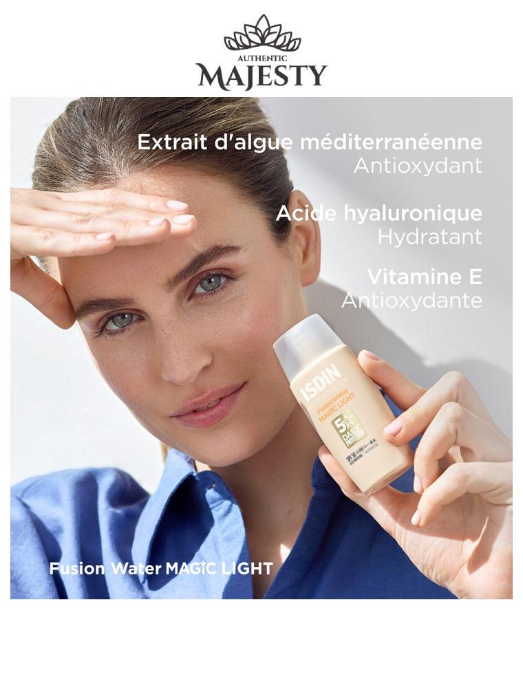 ISDIN Fotoprotector  Fusion Water MAGIC Light SPF 50 - 50ml -