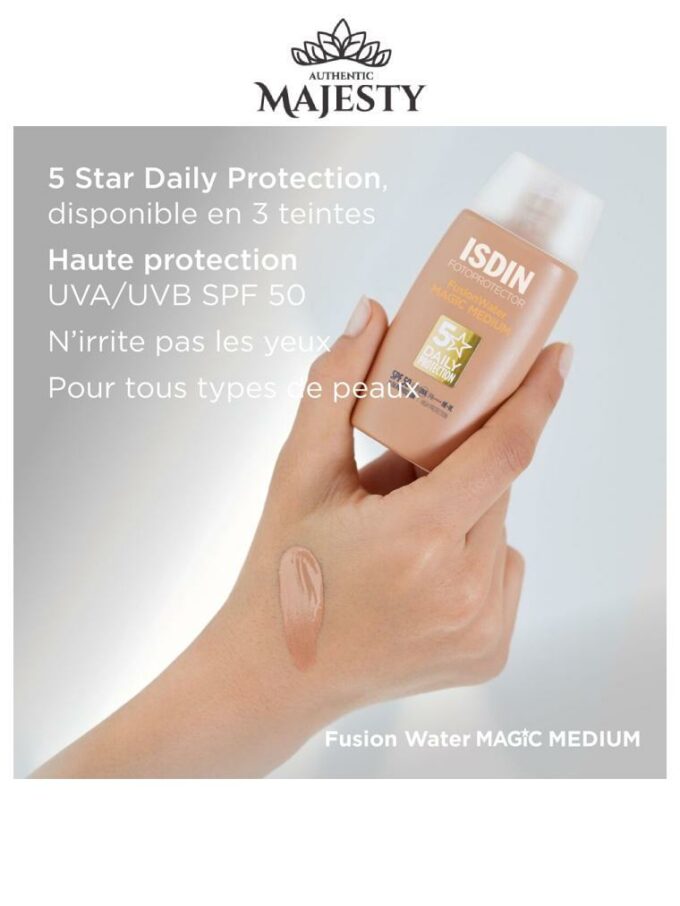 ISDIN Fotoprotector  Fusion Water MAGIC Medium SPF 50 - 50 ml -