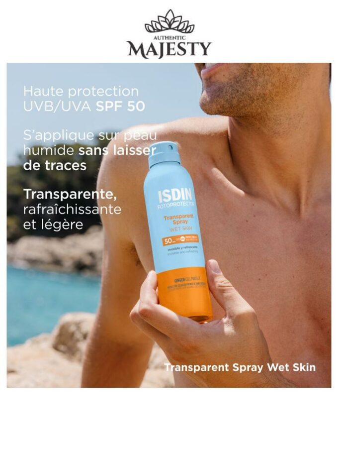 ISDIN Fotoprotector  Transparent Spray Wet Skin  SPF 50 - 250 ml -