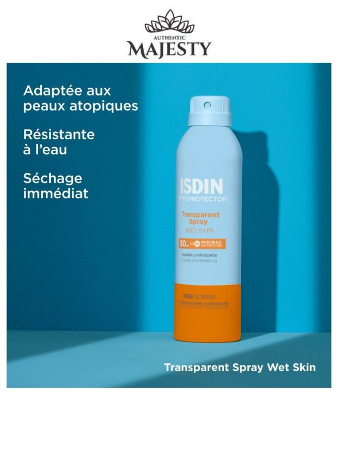 ISDIN Fotoprotector  Transparent Spray Wet Skin  SPF 50 - 250 ml -