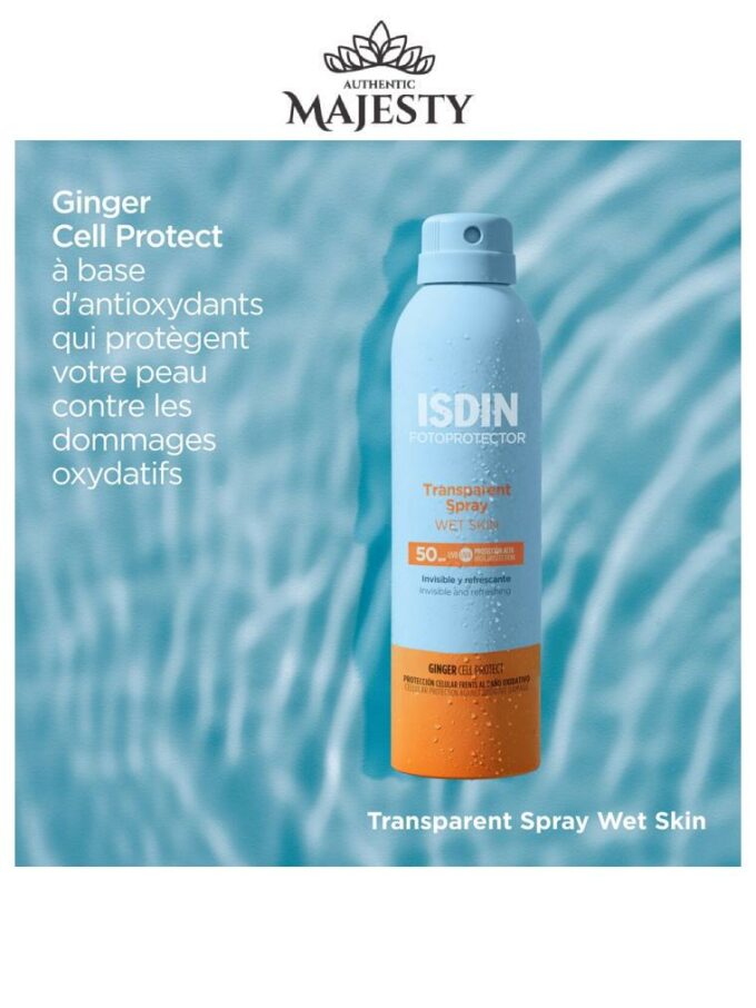 ISDIN Fotoprotector  Transparent Spray Wet Skin  SPF 50 - 250 ml -