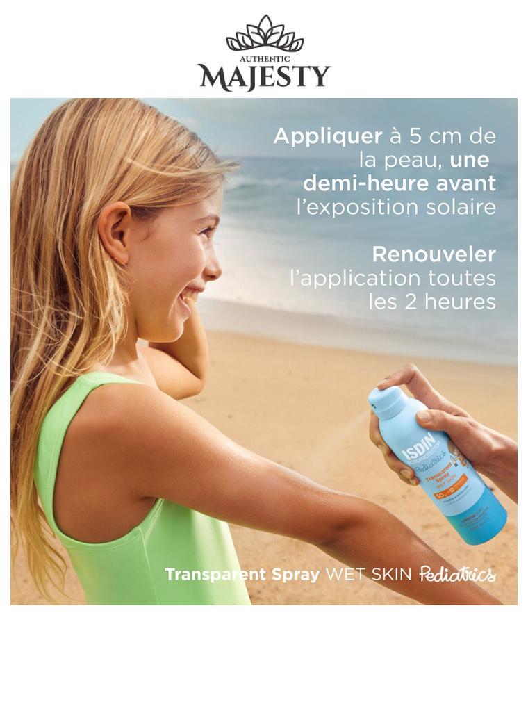 ISDIN Fotoprotector  Transparent Spray Wet Skin Pediatrics  SPF 50+ - 250 ml -