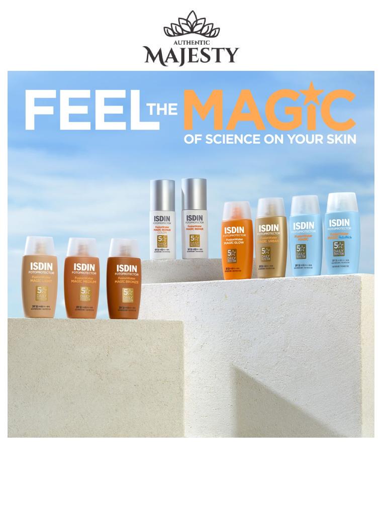 ISDIN Fotoprotector  Fusion Water MAGIC Urban SPF 30 - 50 ml -