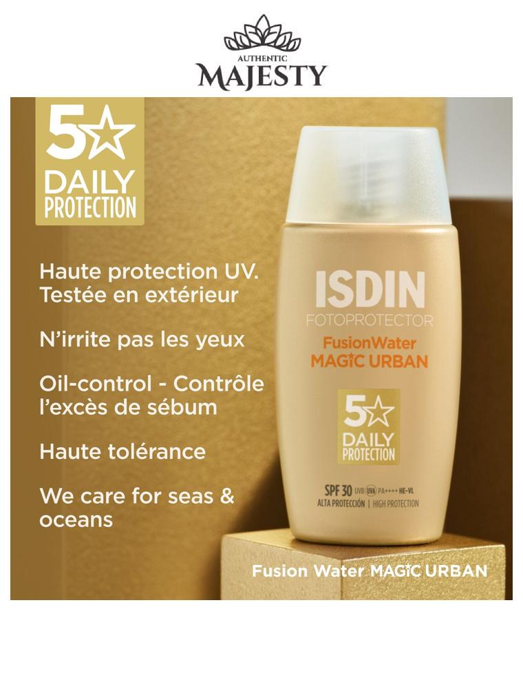 ISDIN Fotoprotector  Fusion Water MAGIC Urban SPF 30 - 50 ml -