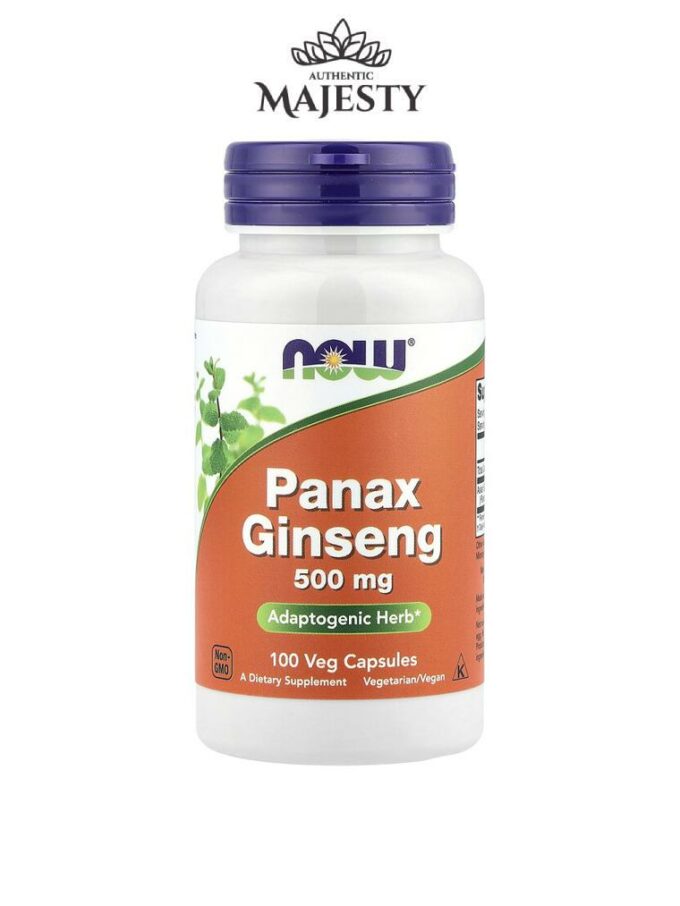 Now Foods Extrait de Panax Ginseng - 100 & 250 VegCaps -