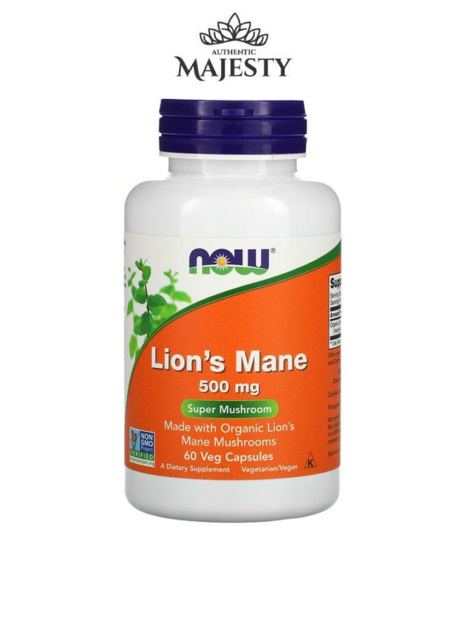 NOW Foods Hydne hérisson (500 mg par capsule) - 60 Vegcaps -