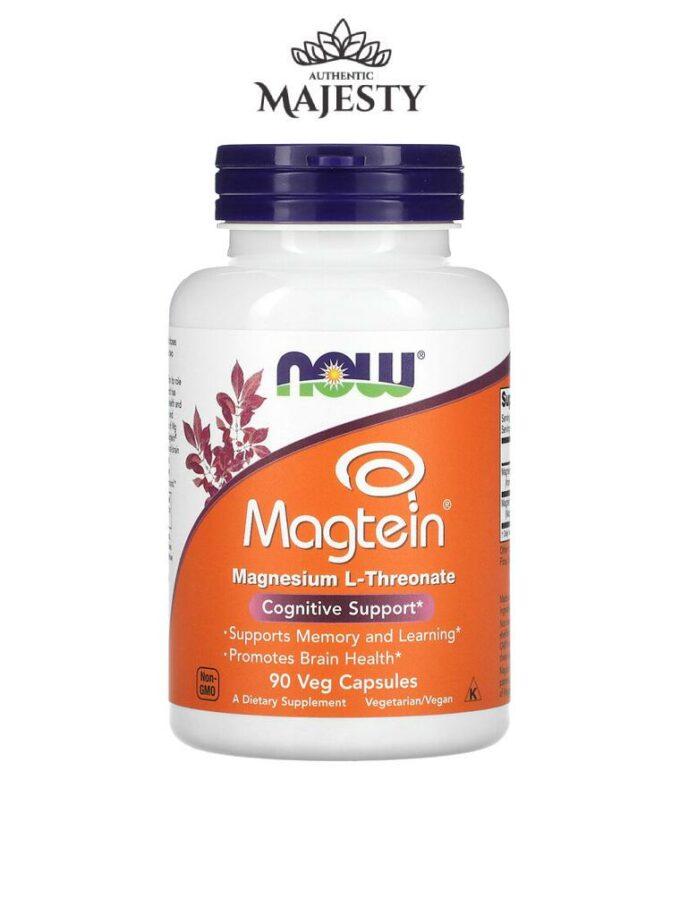 NOW Foods Magtein® L-thréonate de magnésium - 90 Vegcaps -