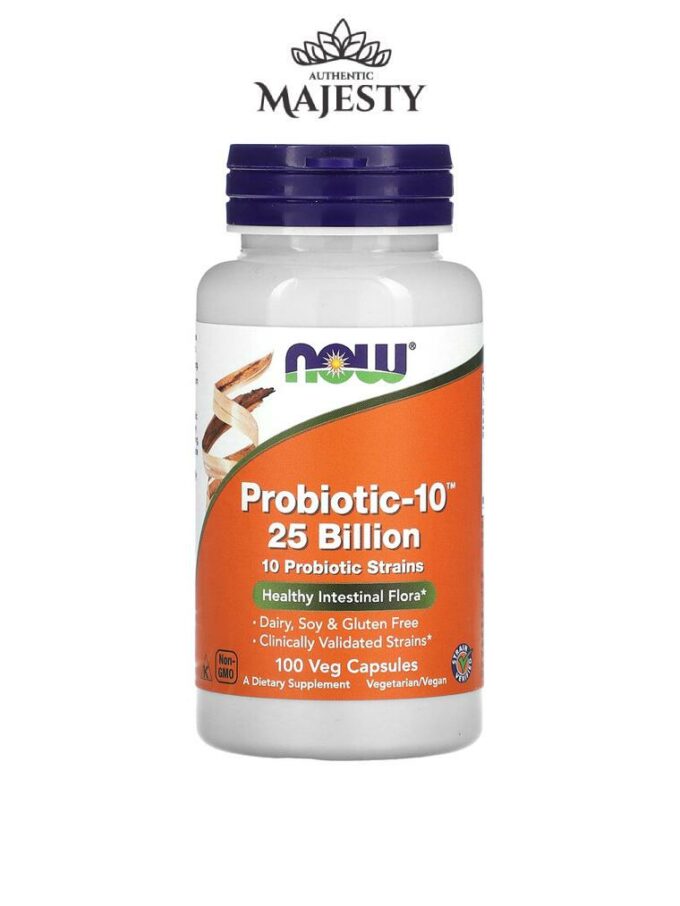 Now Foods Probiotic-10 25 milliards - 50 & 100 Vegcaps -