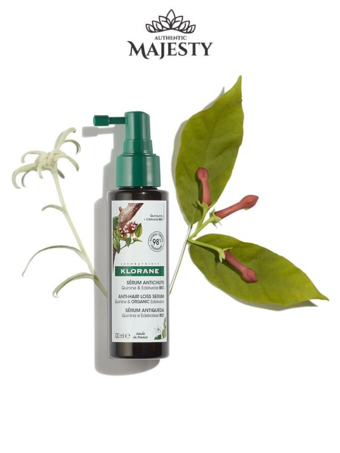 Klorane *1* Sérum à la Quinine & Edelweiss BIO Redensifie la chevelure - Freine la chute - Relance la croissance - 100 ml -