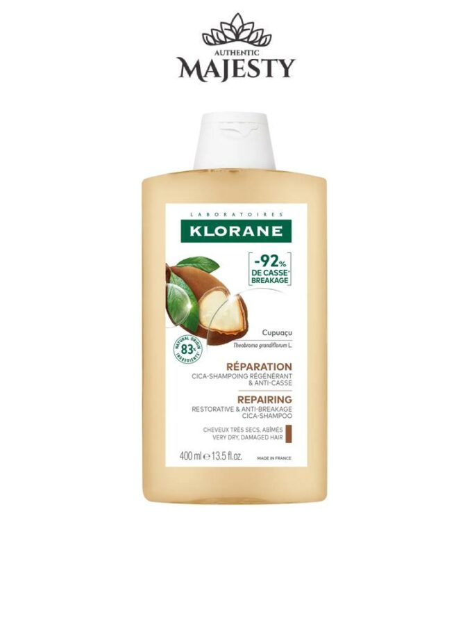 Klorane *8* Shampoing au Cupuaçu BIO Nettoie, Nourrit & répare la fibre Permanent - 200 & 400 ml -