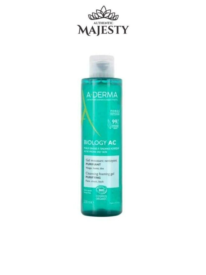 A-Derma Biology Ac Gel Moussant Nettoyant Purifiant - 200 ml -