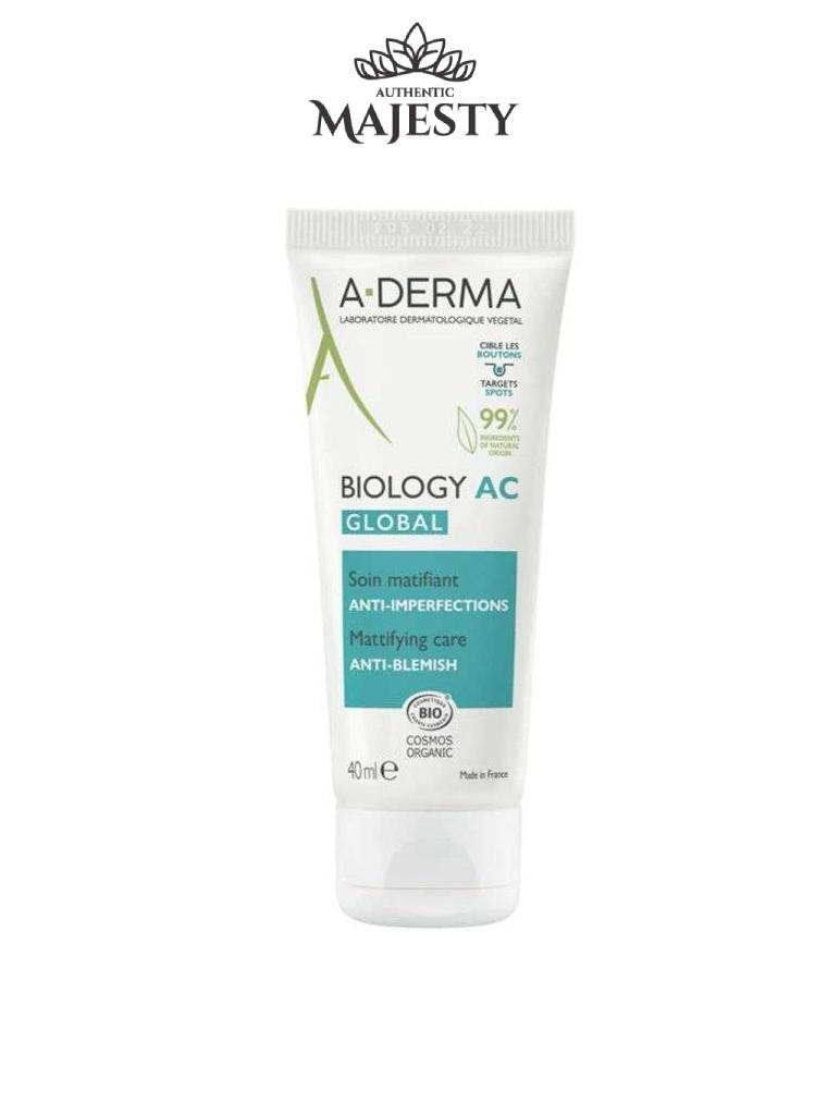 A-Derma Biology Ac Global Soin Matifiant Anti-imperfections - 40 ml -