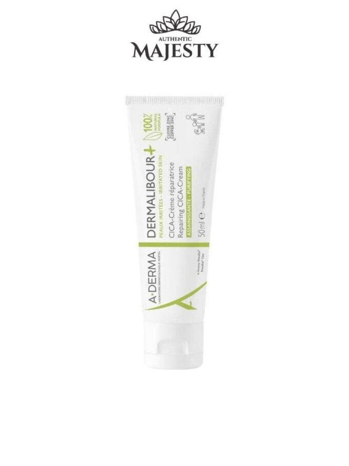 A-Derma Dermalibour + Cica-crème Réparatrice Assainissante - 50 ml -