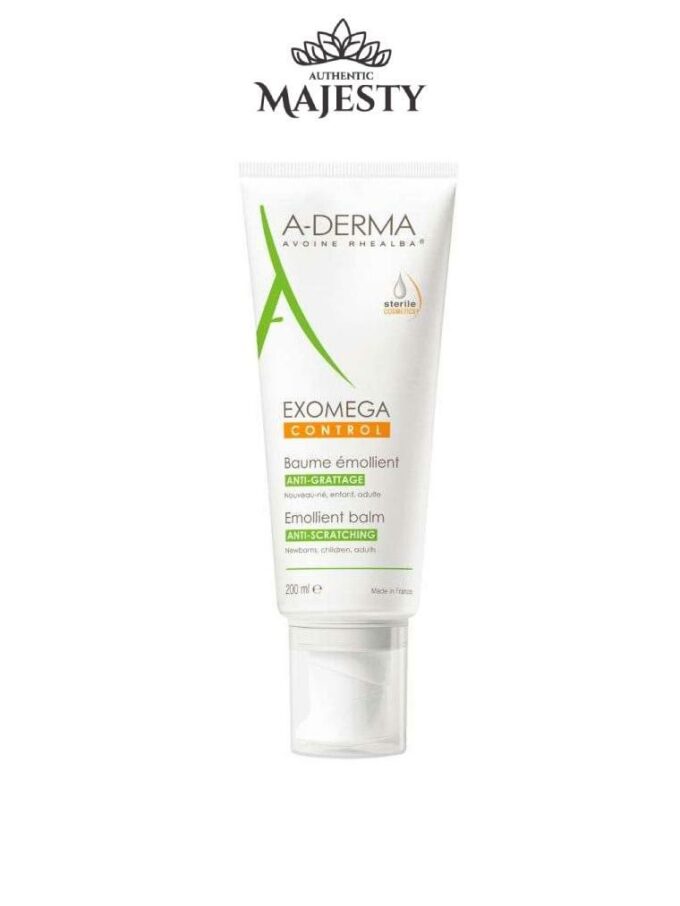 A-Derma Exomega Allergo Baume Émollient Anti-grattage Cosmétique Stérile – 200 ml -