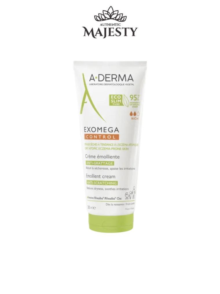 Aderma Exomega Control Crème Émolliente Anti-démangeaisons – 200 ml -