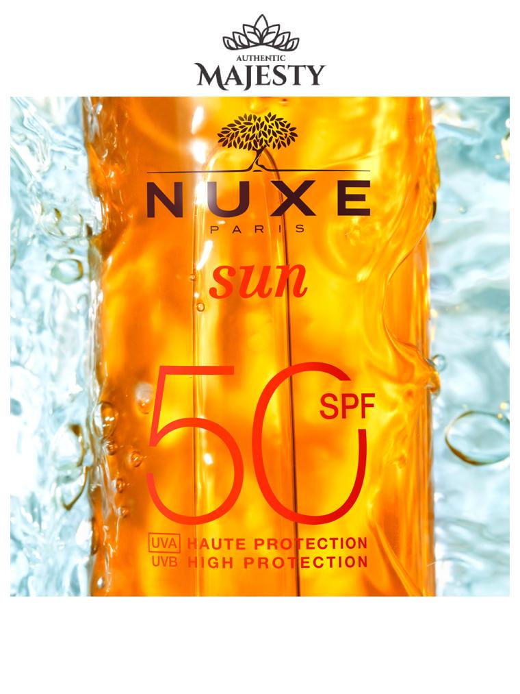 Nuxe 9* Sun Huile Solaire Bronzante Haute Protection SPF50 visage et corps - 150 ml -