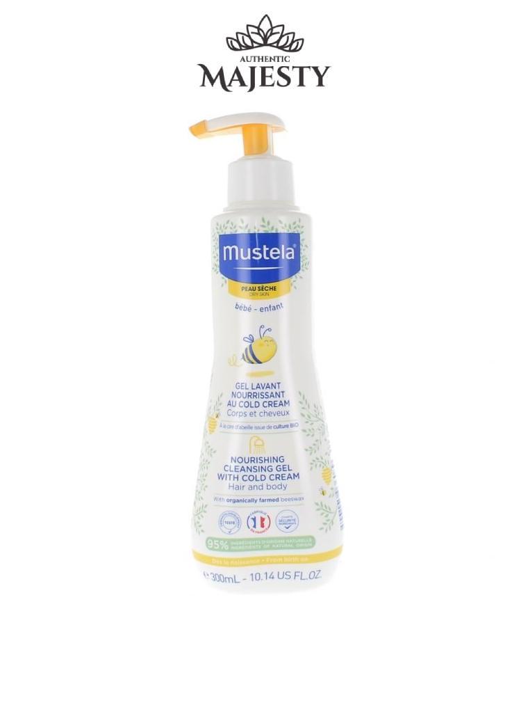 Mustela Gel Lavant Nourrissant au Cold Cream à la Cire d'Abeille - 300 ml -