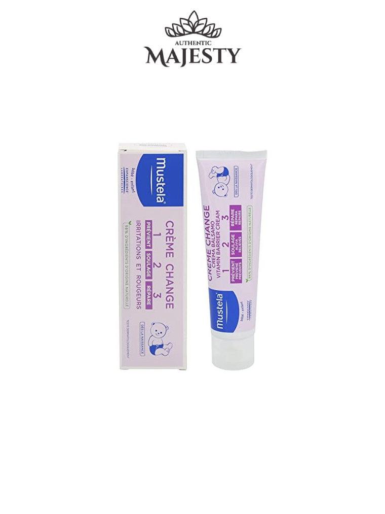 Mustela Crème Change 123 Vitaminée Prévient Les Rougeurs - 50 & 100 ml -