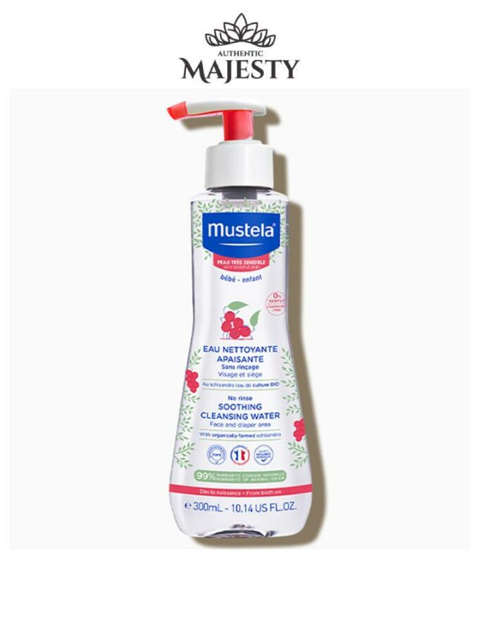 Mustela Eau Nettoyante Apaisante sans Rinçage - 300 ml -