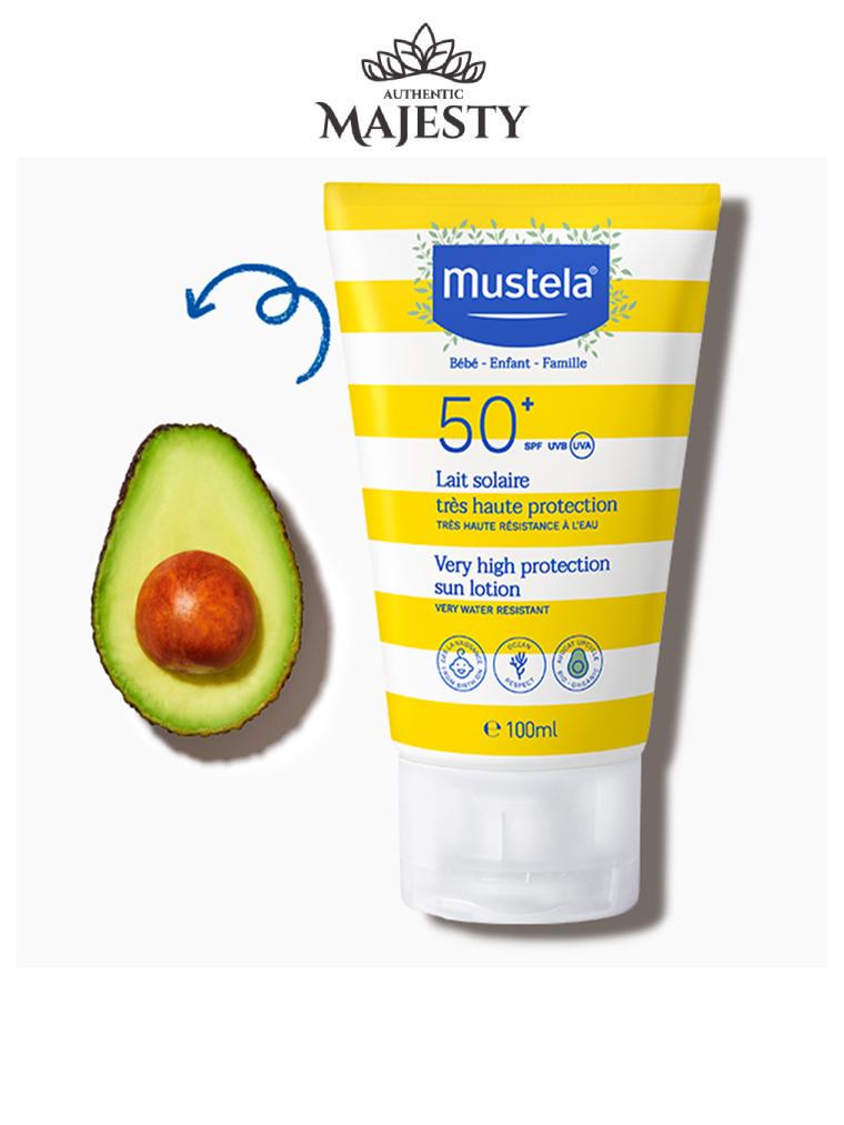 Mustela Lait Solaire Très Haute Protection - SPF 50+ - 40 & 100 ml -