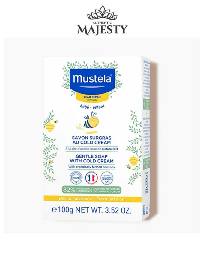 Mustela Savon Surgras au Cold Cream à la Cire d'Abeille - 100 Gr -