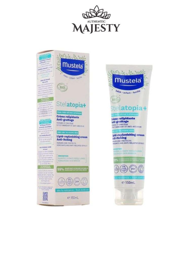 Mustela Stelatopia Crème Relipidante Anti-grattage Certifiée Bio - 150 & 300ml -
