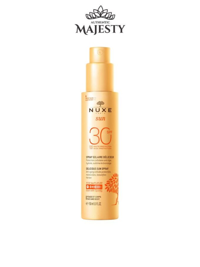 Nuxe 9* Sun Spray Solaire Délicieux Haute Protection SPF30 visage et corps - 150 ml -
