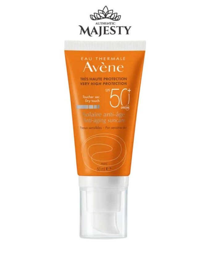 Protection Solaire Anti-âge SPF 50+ Toucher Sec Soins Solaires Peaux Sensibles - 50ml -