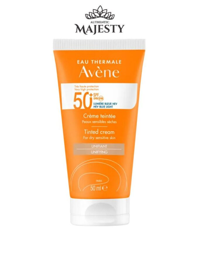 Protection Solaire Crème teintée SPF 50+ Soins Solaires Peaux Sensibles - 50ml -