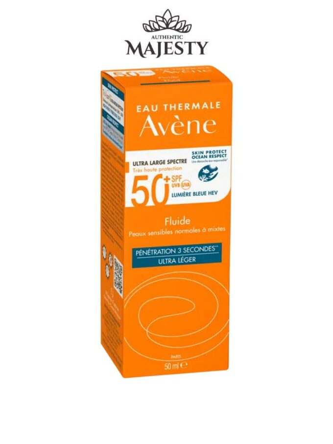 Protection Solaire Fluide SPF 50+ Soins Solaires Peaux Sensibles - 50ml -